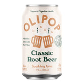 Olipop Classic Root Beer Soda 355 ml 12 fl oz- Case of 12